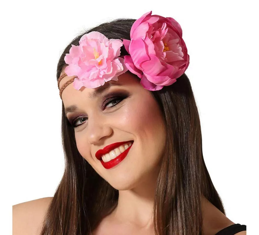 Translation missing: pt-PT.Cinta para el Pelo de Flores Rosas
