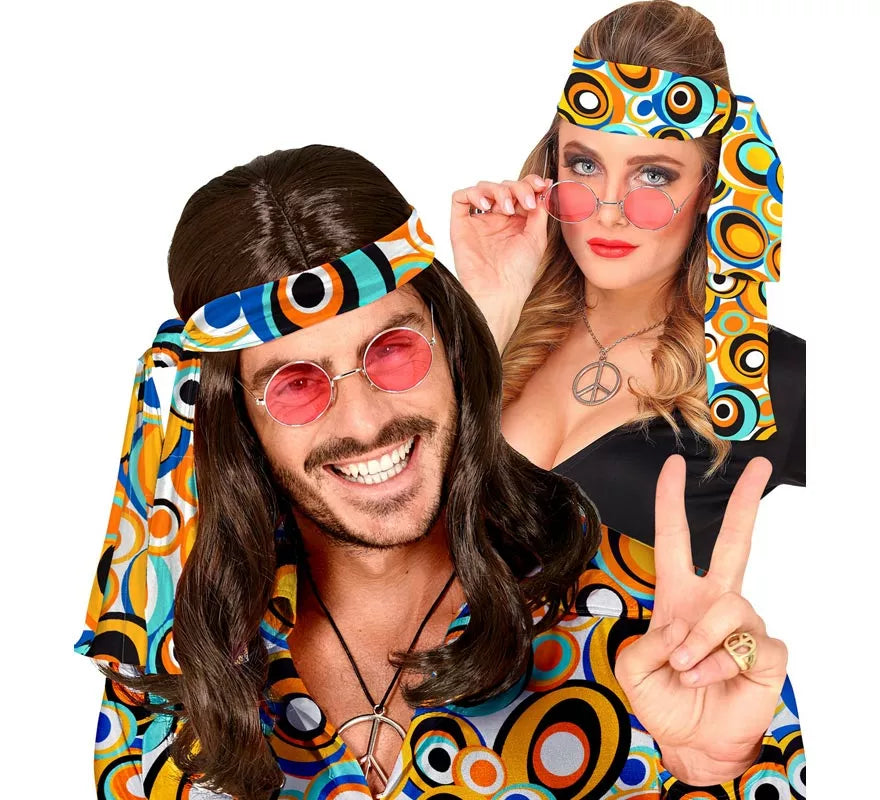 Translation missing: pt-PT.Cinta para la Cabeza Hippie burbujas psicodélicas