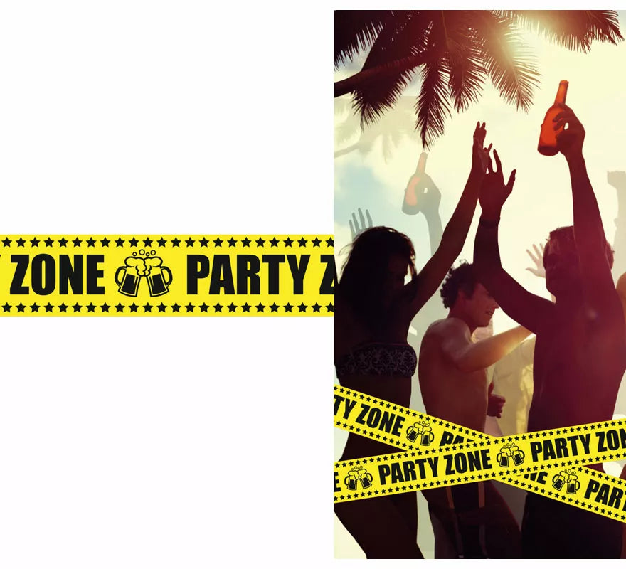 Translation missing: pt-PT.Cinta 'Party Zone' de 6 mx12 cm