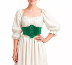 Cinto Corset Verde Feminino