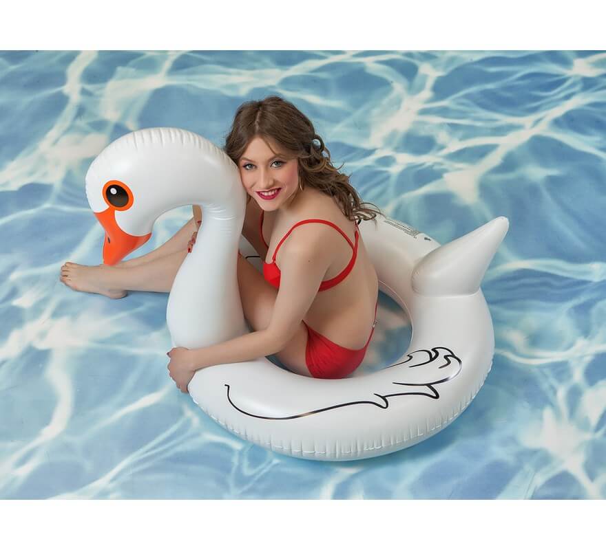 Translation missing: pt-PT.Cisne hinchable Blanco de 96 cm