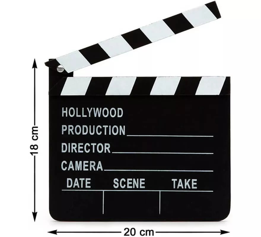 Translation missing: pt-PT.Claqueta de Director de cine 18x20 cm