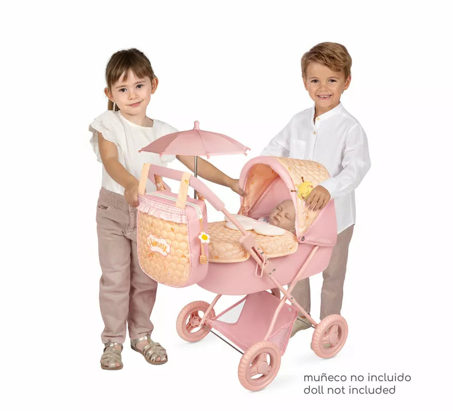 Translation missing: pt-PT.Coche de Muñecas de hasta 48 cm Plegable con Sombrilla y Bolso