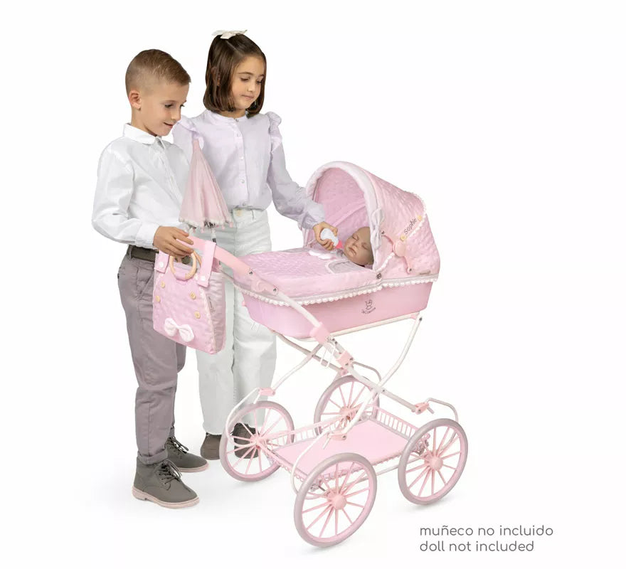 Translation missing: pt-PT.Coche de Muñecas de hasta 48 cm Plegable con Sombrilla y Bolso