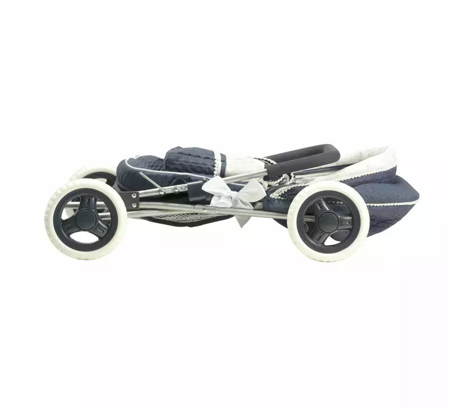 Coche de Muñecas de hasta 48 cm Plegable con Sombrilla y Bolso