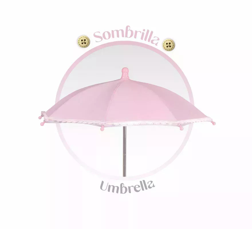 Translation missing: pt-PT.Coche de Muñecas de hasta 48 cm Plegable con Sombrilla y Bolso