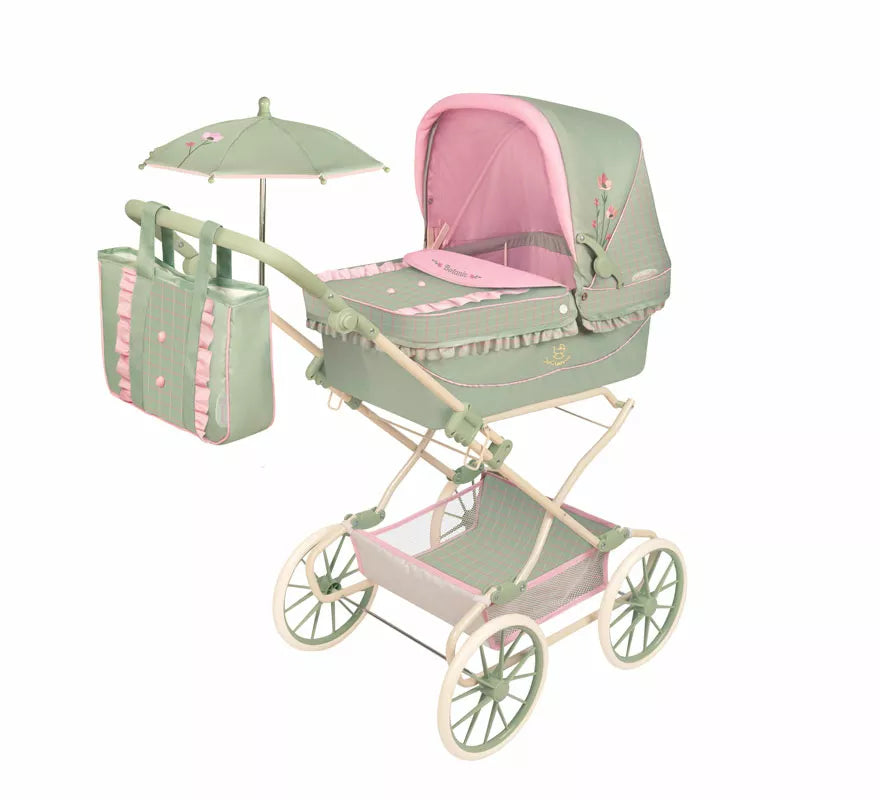 Translation missing: pt-PT.Coche de Reborn de hasta 55 cm Plegable con Sombrilla y Bolso