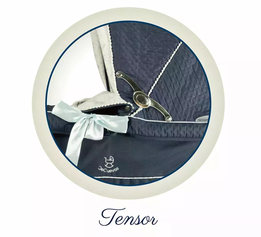 Translation missing: pt-PT.Coche de Reborn de hasta 55 cm Plegable con Sombrilla y Bolso