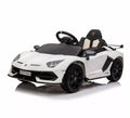 Coche Eléctrico Infantil Aventador SVJ blanco 12V