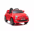 Coche Eléctrico Infantil Fiat 500 rojo 12V