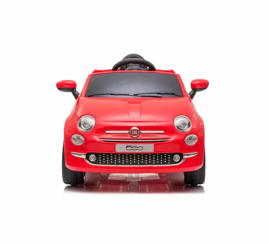 Coche Eléctrico Infantil Fiat 500 rojo 12V