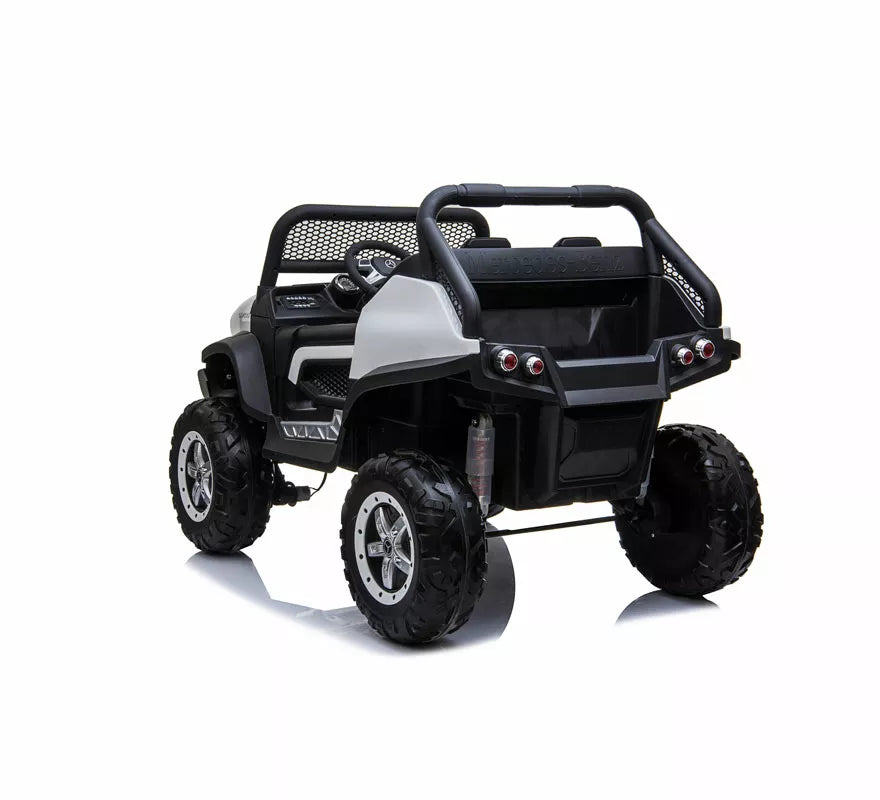 Translation missing: pt-PT.Coche Eléctrico Infantil Mercedes Benz Unimog blanco 12V