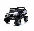 Coche Eléctrico Infantil Mercedes Benz Unimog blanco 12V