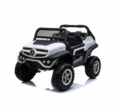 Carro Elétrico Infantil Mercedes Benz Unimog branco 12V