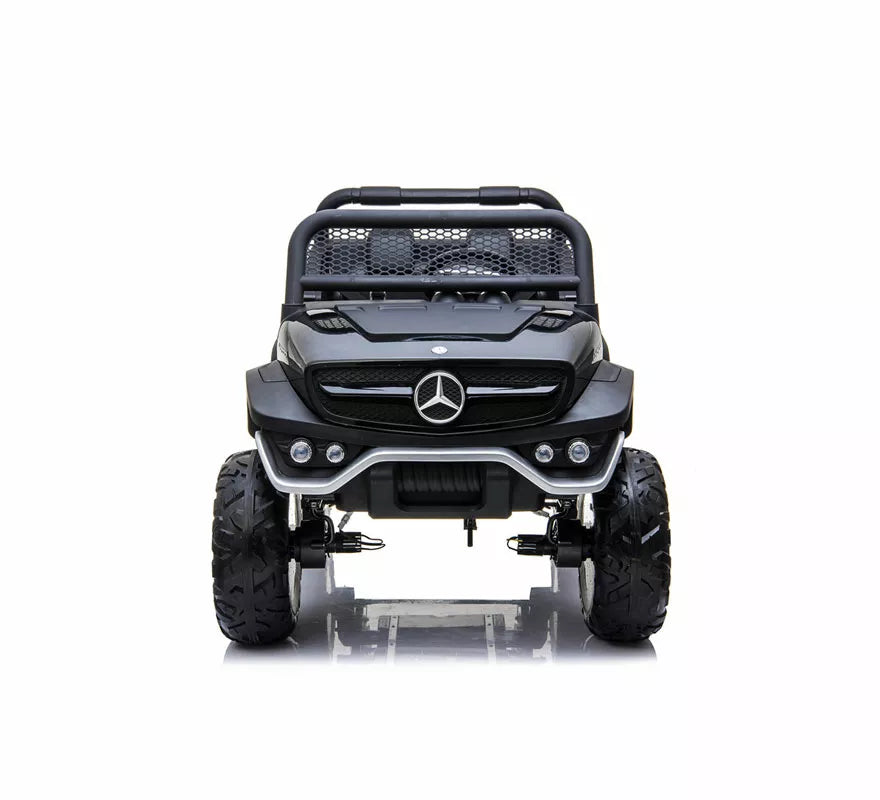 Coche Eléctrico Infantil Mercedes Benz Unimog negro 12V