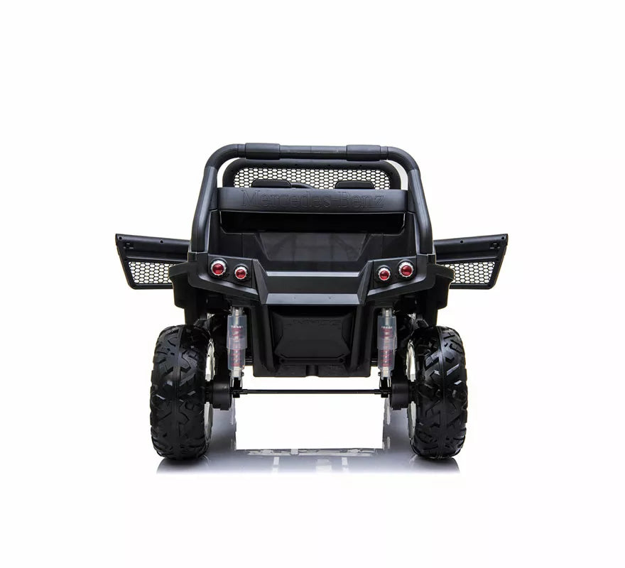 Coche Eléctrico Infantil Mercedes Benz Unimog negro 12V