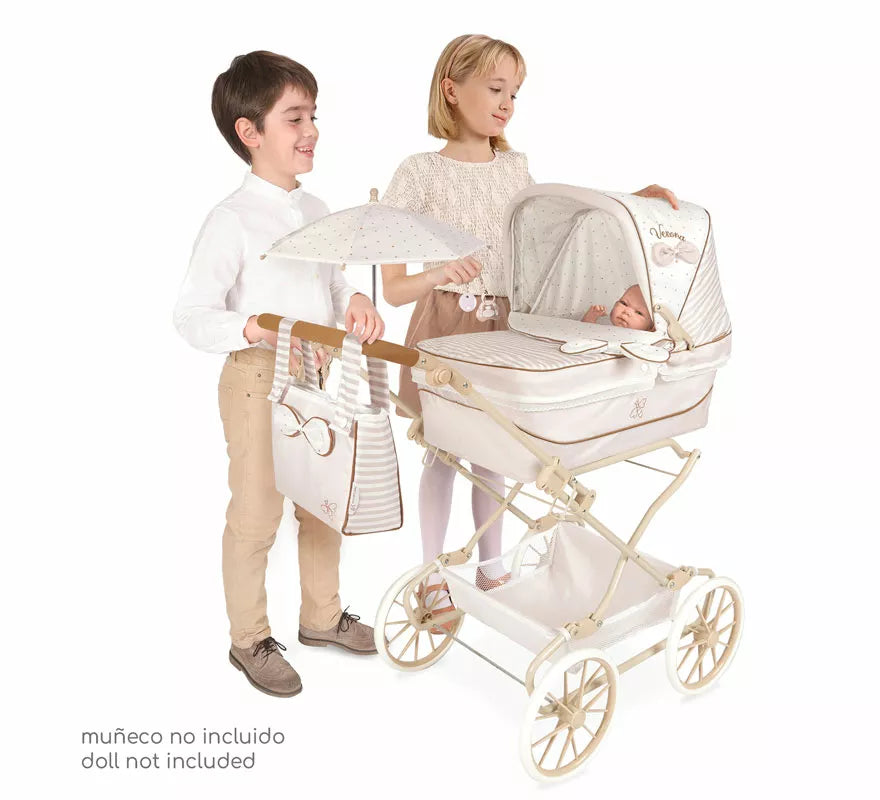Translation missing: pt-PT.Coche Reborn de hasta 55 cm Plegable con Sombrilla y Bolso