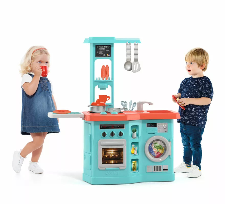 Translation missing: pt-PT.Cocina infantil azul con Planchador