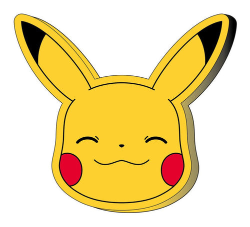 Cojin 3D Pikachu Pokemon Happy de 35 cm