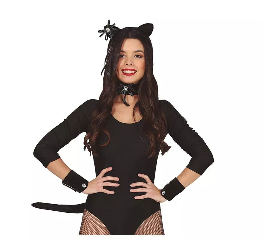 Translation missing: pt-PT.Cojunto de Gatita Negro de 5 Piezas