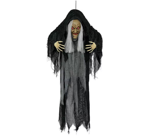 Colgante de Bruja de con Luz de Sonido y Movimiento de 120 cm