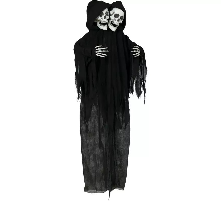 Translation missing: pt-PT.Colgante de Doble Calavera de con Luz y Sonido de 170 cm