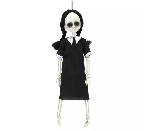 Colgante de Esqueleto chica tenebrosa de 40 cm