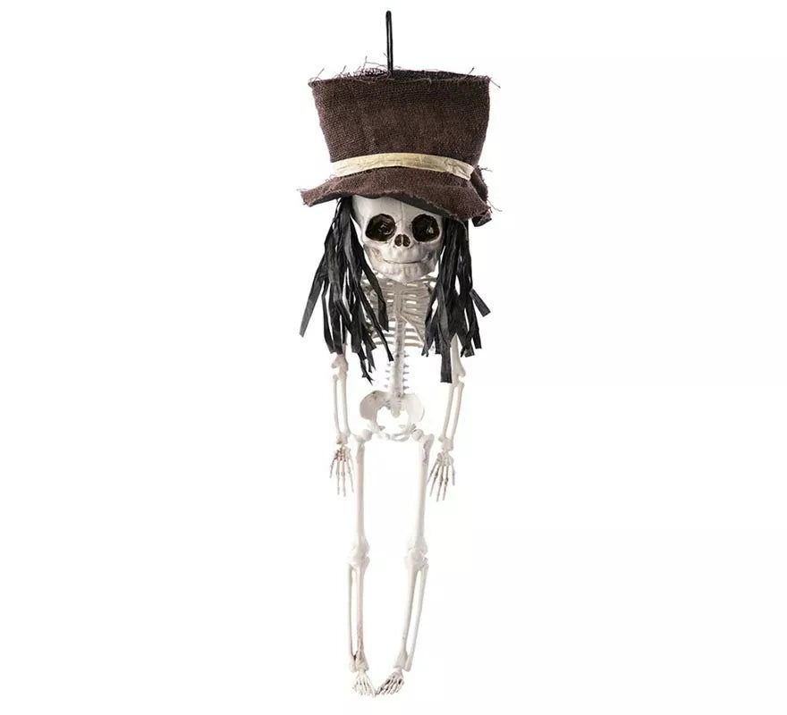 Translation missing: pt-PT.Colgante de Esqueleto con sombrero de 15x12x49 cm