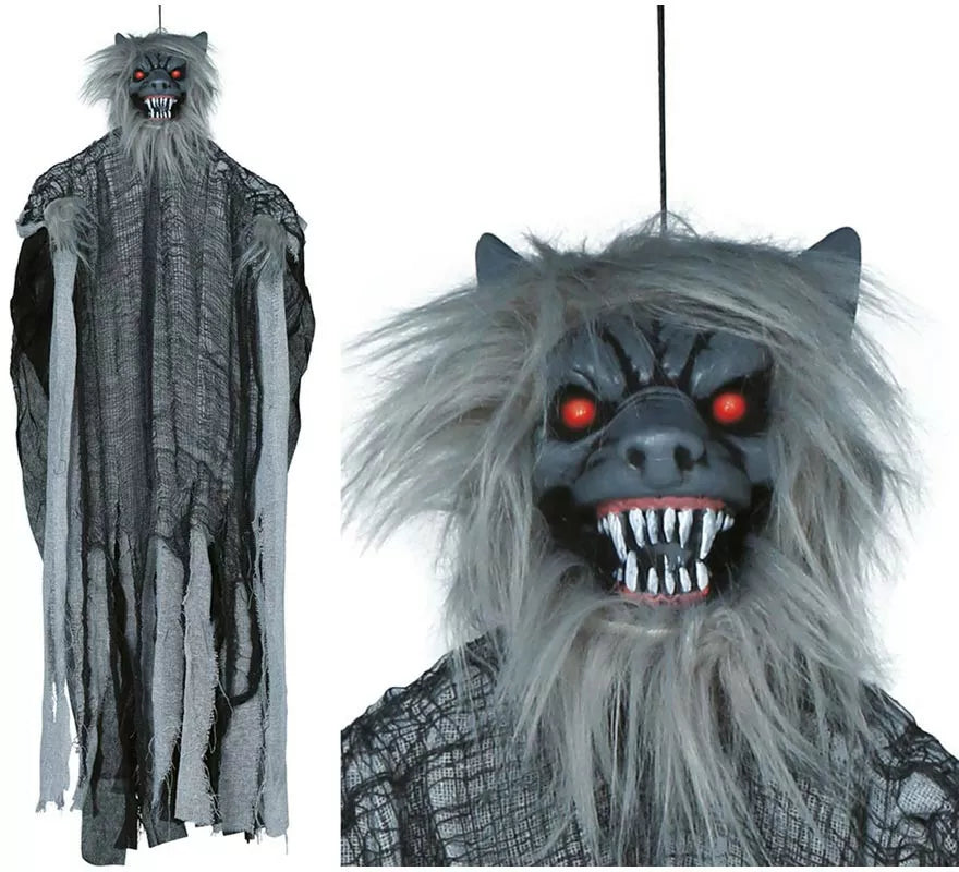 Translation missing: pt-PT.Colgante de Hombre Lobo con Luz, Sonido y Movimiento 120 cm
