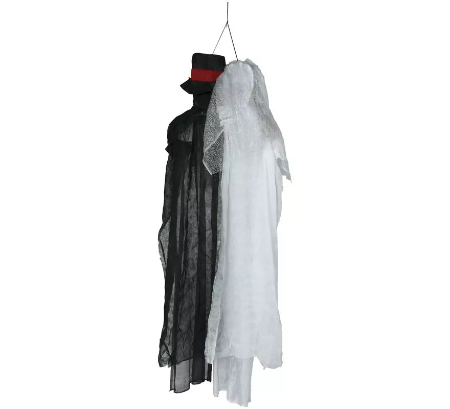 Colgante de Novios Esqueleto con Luz y Sonido de 185 cm