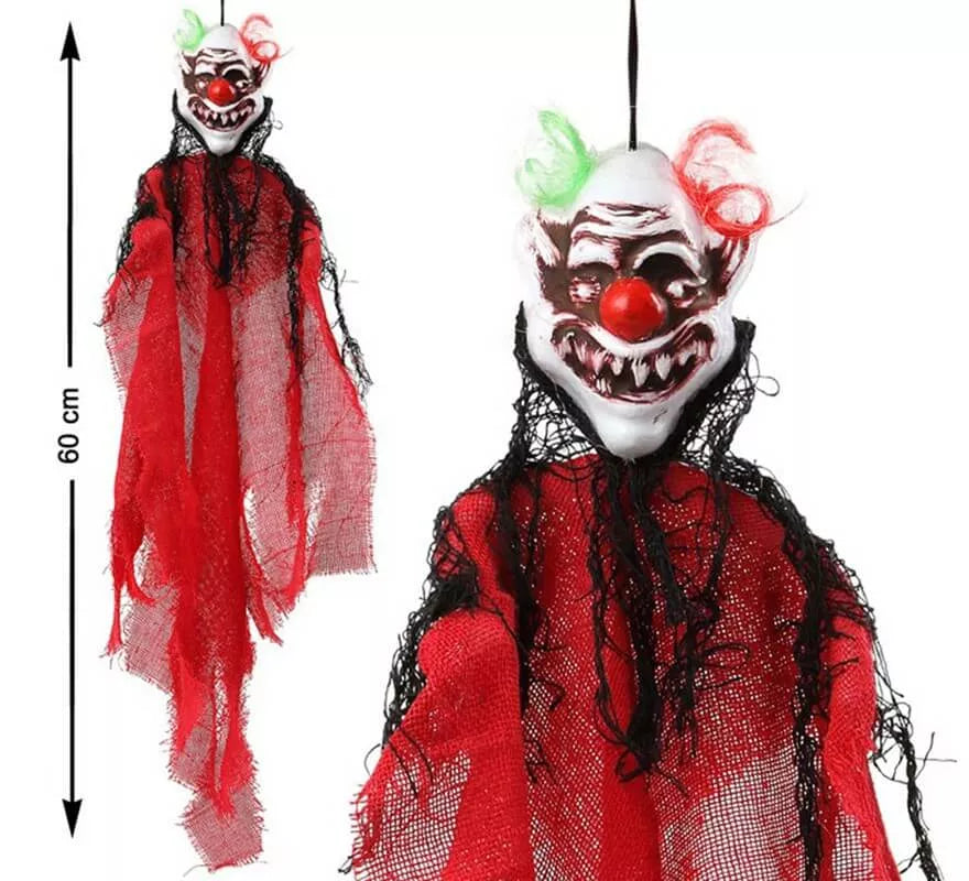 Translation missing: pt-PT.Colgante de Payaso Rojo de 60 cm