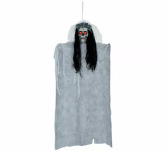 Pendente Esqueleto com Cabelo 95 cm