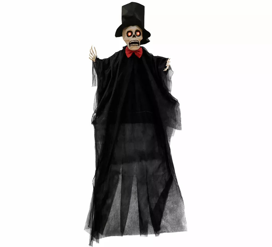 Translation missing: pt-PT.Colgante Esqueleto con Traje con Luz de 135 cm