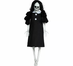 Pendente Esqueleto com vestido preto 40 cm