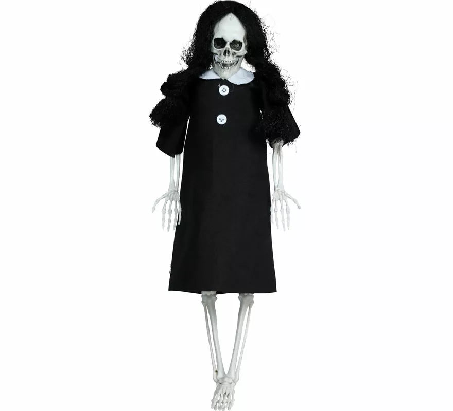Translation missing: pt-PT.Colgante Esqueleto con Vestido negro de 40 cm