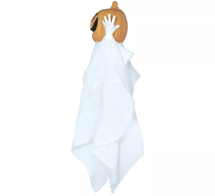 Translation missing: pt-PT.Colgante Fantasma Calabaza con Luz, Sonido y Movimiento 90 cm