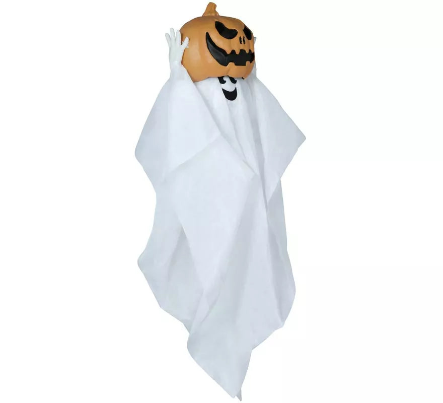 Translation missing: pt-PT.Colgante Fantasma Calabaza con Luz, Sonido y Movimiento 90 cm