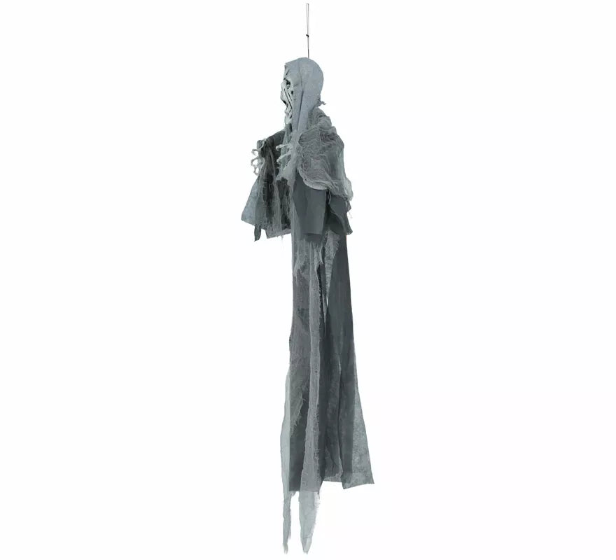 Translation missing: pt-PT.Colgante Fantasma Gris con Luz, Sonido y Movimiento de 110 cm