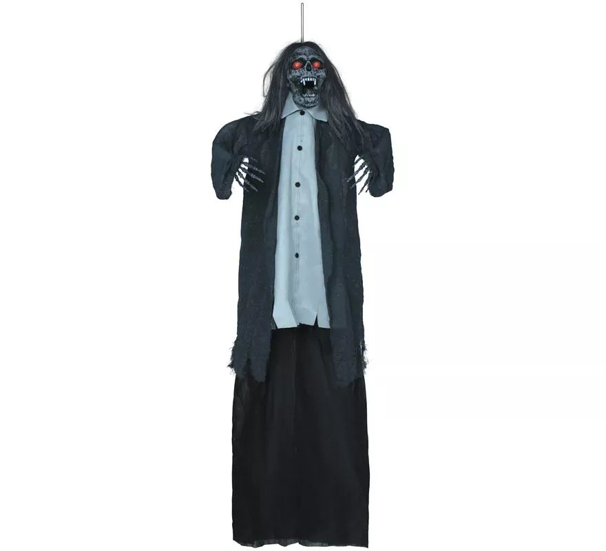 Colgante Vampiro Zombie con Luz, Sonido y Movimiento 160 cm