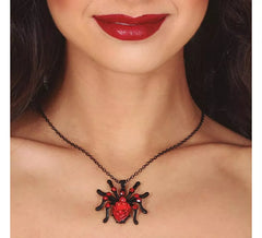 Colar Aranha com Rubi 6 cm