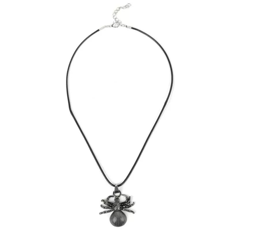 Translation missing: pt-PT.Collar Araña gris brillante