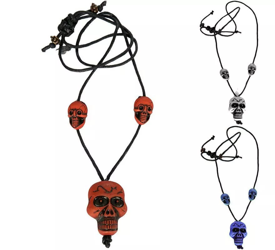 Translation missing: pt-PT.Collar con calaveras en colores surtidos