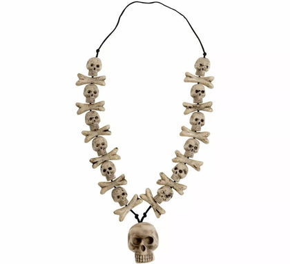 Collar con Colgante de Calaveras