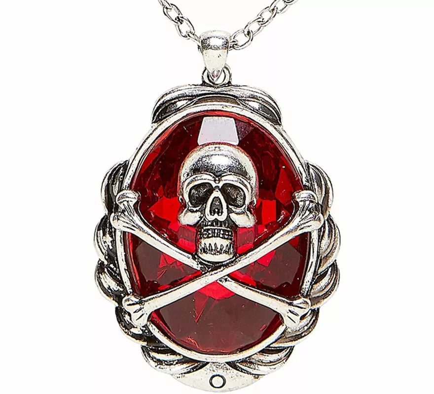 Translation missing: pt-PT.Collar con Colgante de Gema Calavera