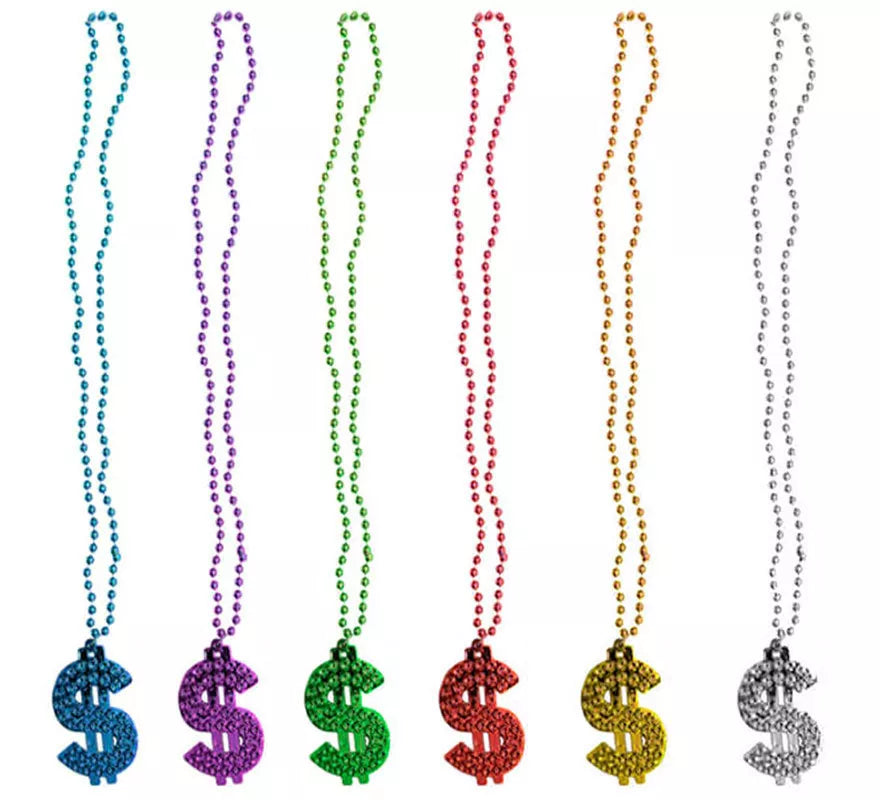 Translation missing: pt-PT.Collar con Símbolo del Dólar en colores surtidos