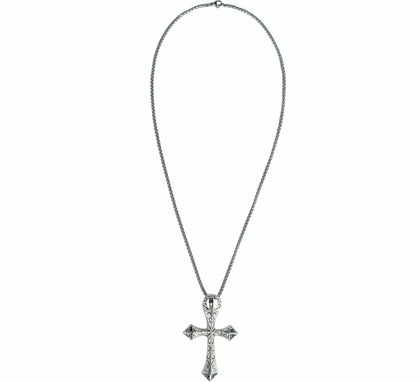 Collar Cruz Decorativa Metal, 6,5 cm