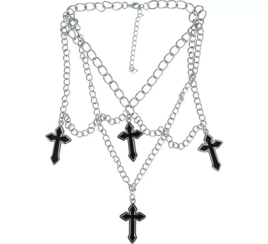 Translation missing: pt-PT.Collar de 4 Cruces Gótico