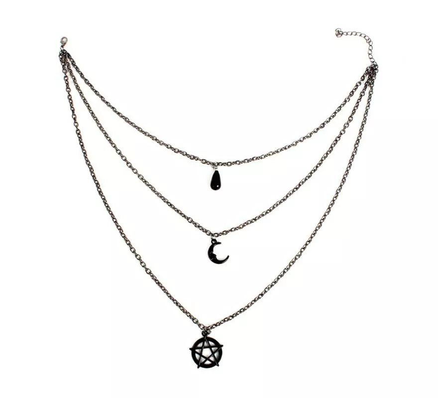 Translation missing: pt-PT.Collar de bruja símbolos oscuros