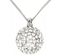 Colar de esfera de strass