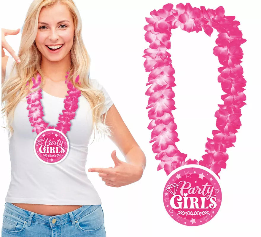 Translation missing: pt-PT.Collar de Flores rosa Party Girls